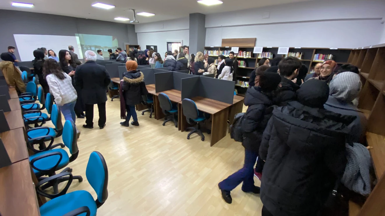  Kütüphane ve Okuma Salonunun Açılışı Gerçekleştirildi